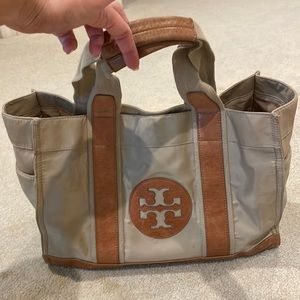 Tory Burch tote-worn but good condition